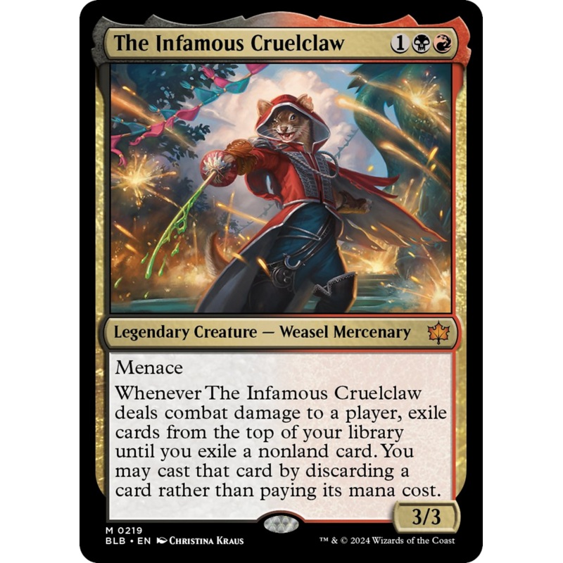 The Infamous Cruelclaw [Bloomburrow]