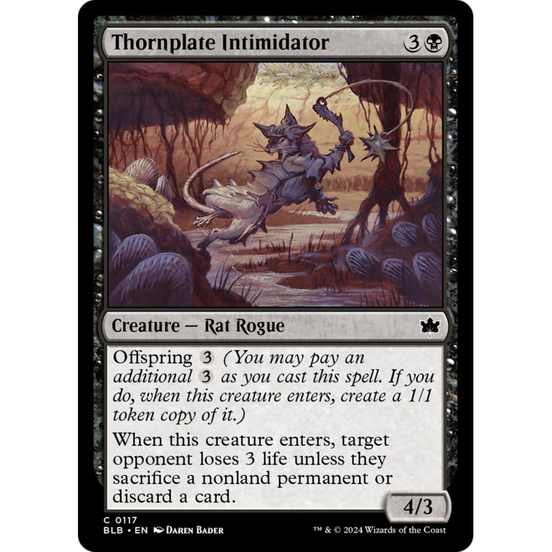 Thornplate Intimidator [Bloomburrow]