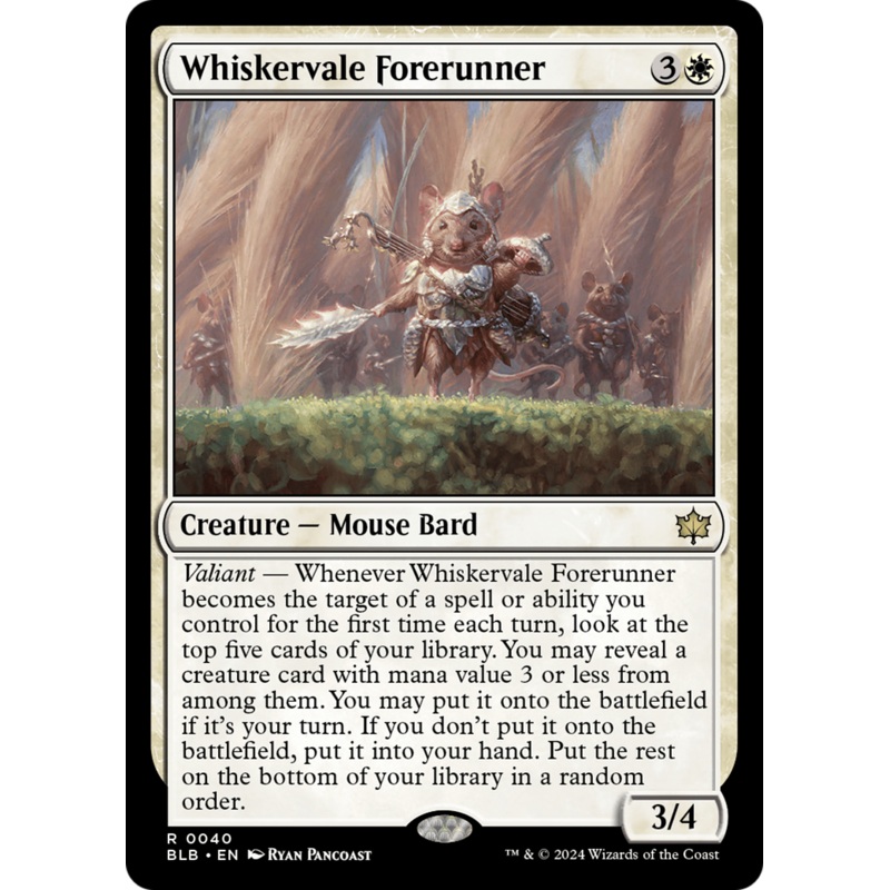 Whiskervale Forerunner [Bloomburrow]