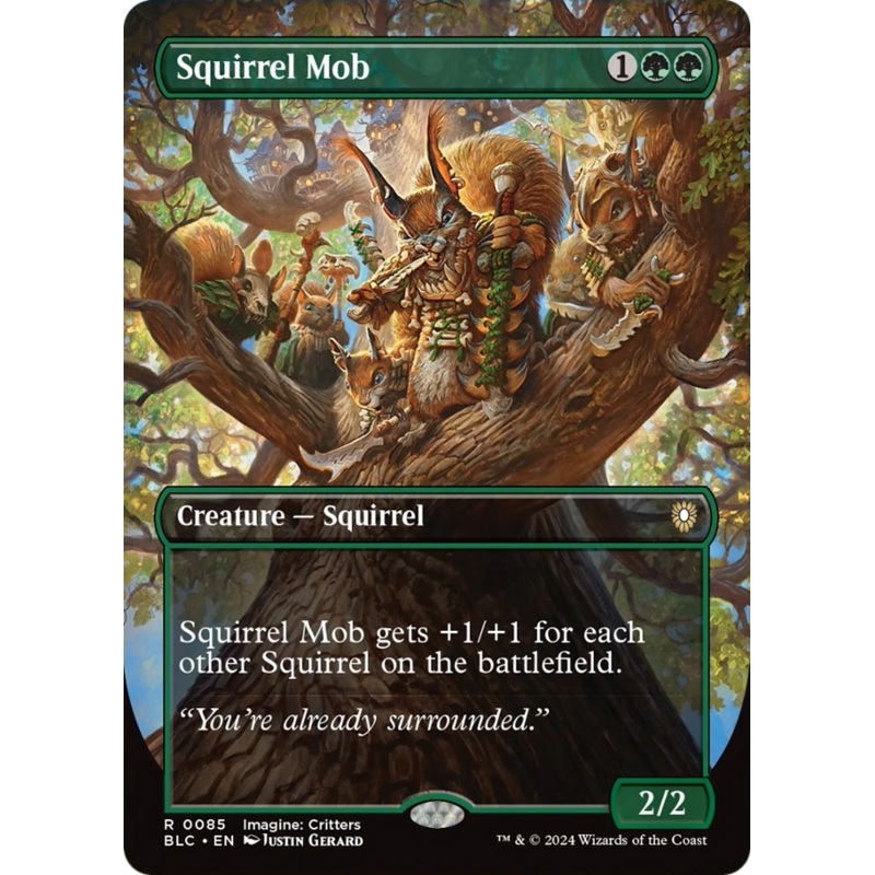 Squirrel Mob (Borderless) [Bloomburrow Commander]