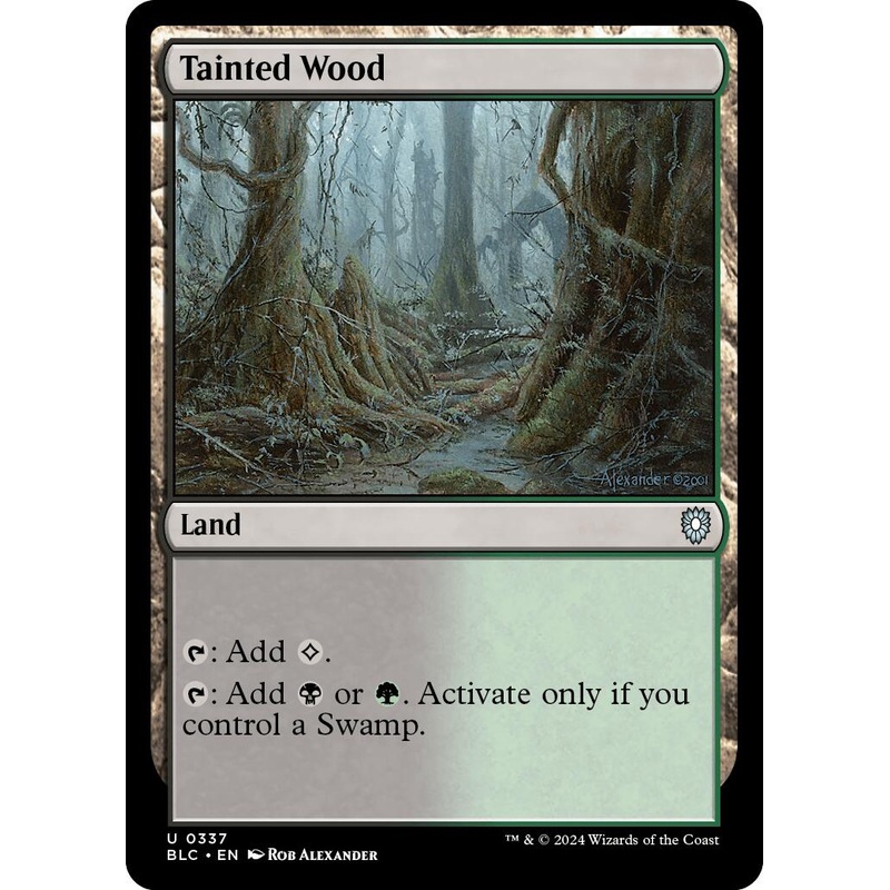 Tainted Wood [Bloomburrow Commander]