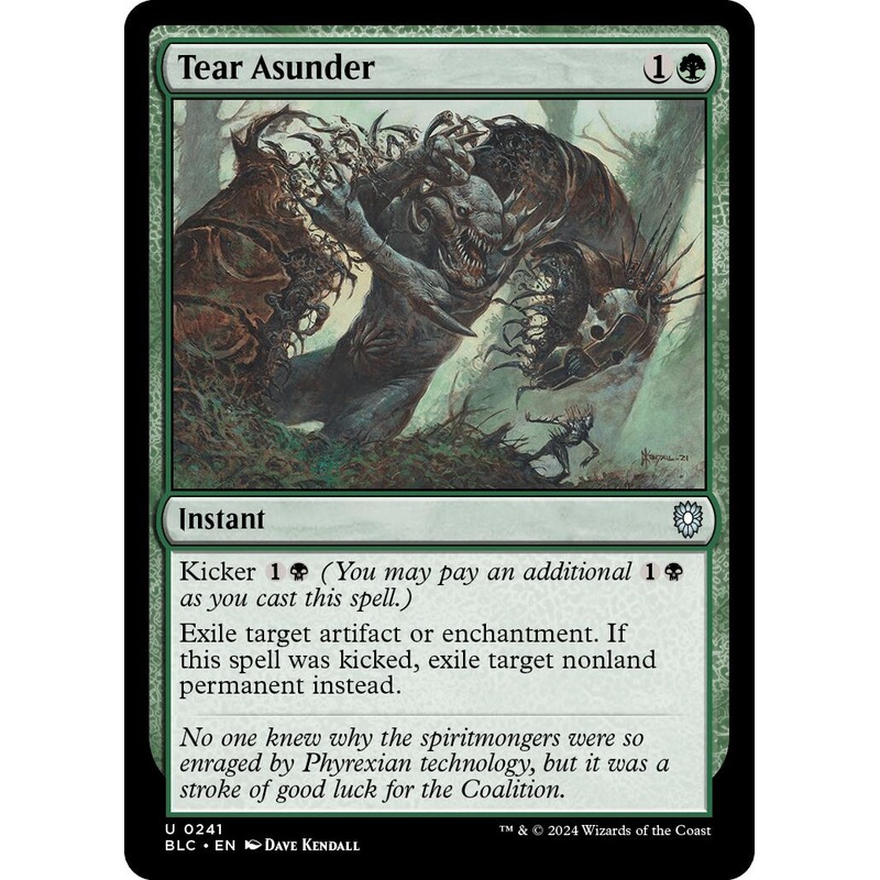 Tear Asunder [Bloomburrow Commander]