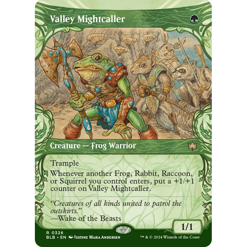 Valley Mightcaller (Showcase) [Bloomburrow]