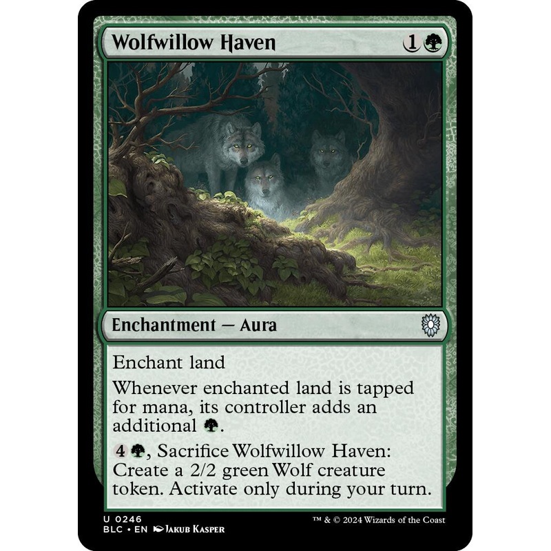 Wolfwillow Haven [Bloomburrow Commander]