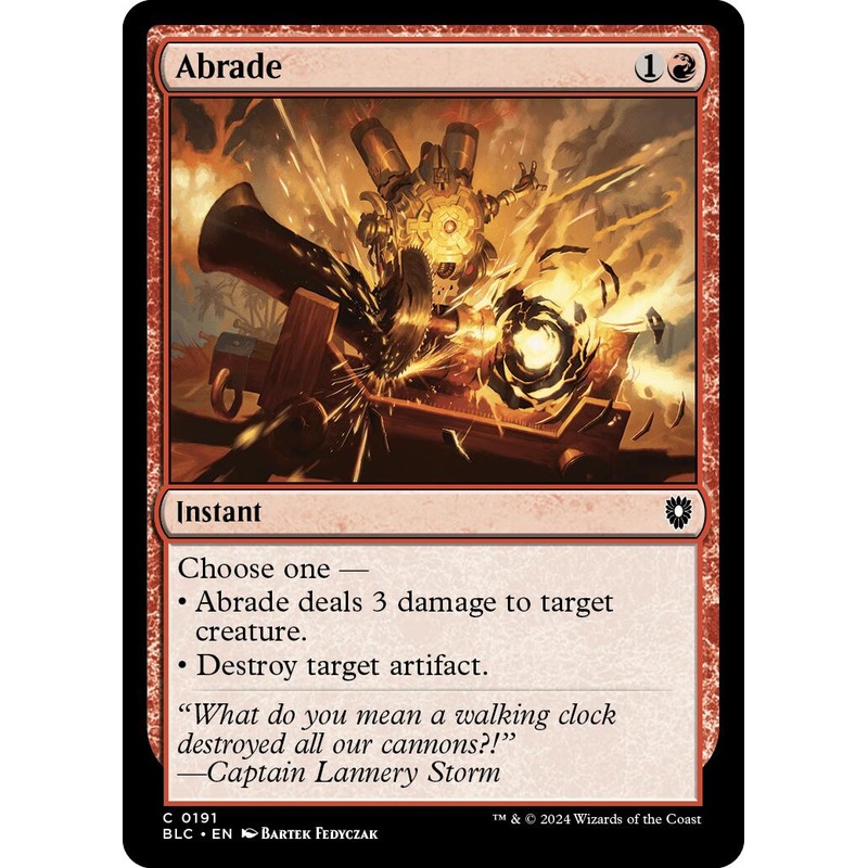 Abrade [Bloomburrow Commander]