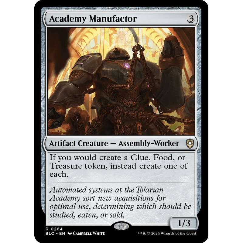 Academy Manufactor [Bloomburrow Commander]