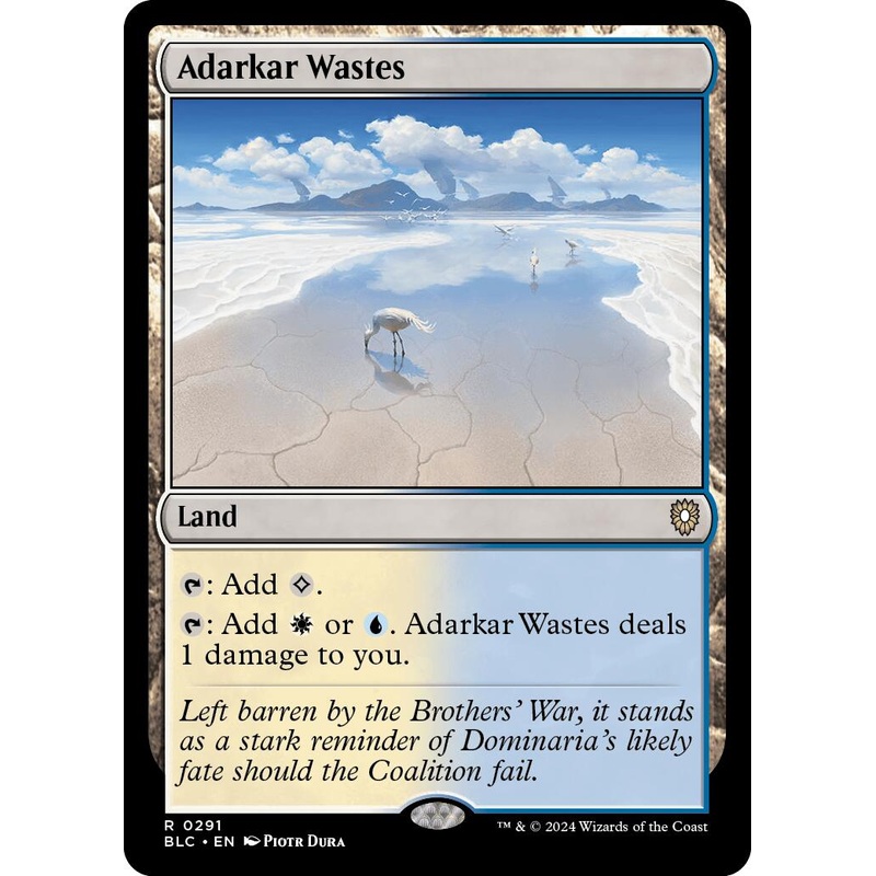 Adarkar Wastes [Bloomburrow Commander]