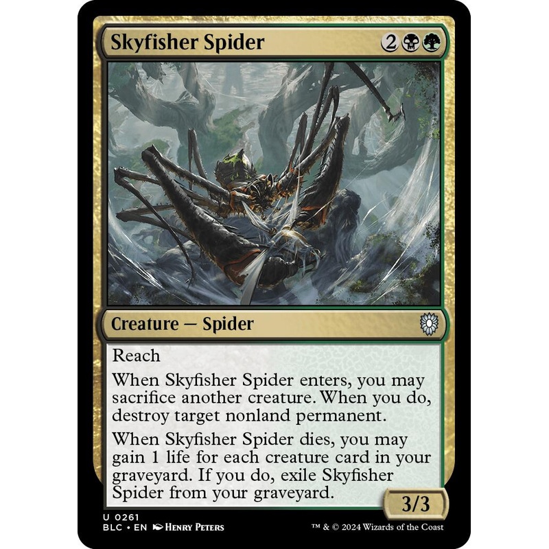 Skyfisher Spider [Bloomburrow Commander]