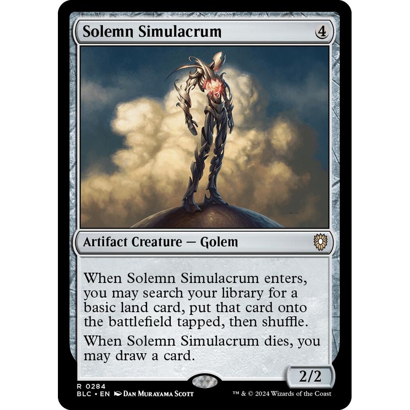 Solemn Simulacrum [Bloomburrow Commander]