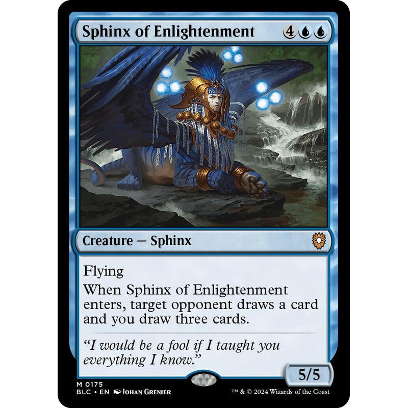 Sphinx of Enlightenment [Bloomburrow Commander]