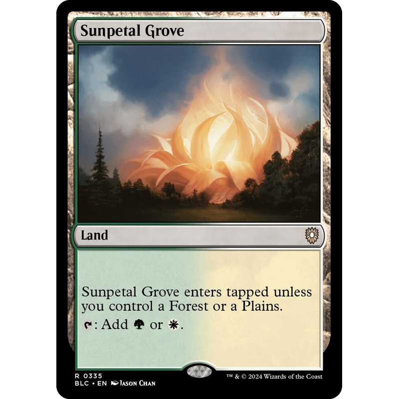 Sunpetal Grove [Bloomburrow Commander]