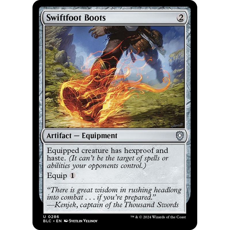 Swiftfoot Boots [Bloomburrow Commander]