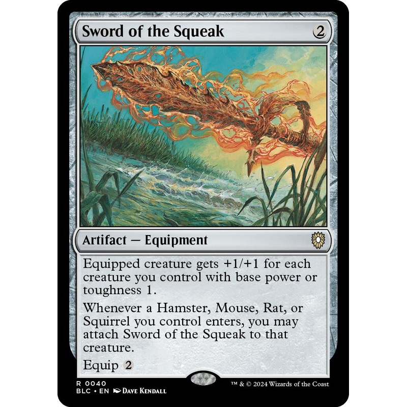 Sword of the Squeak [Bloomburrow Commander]