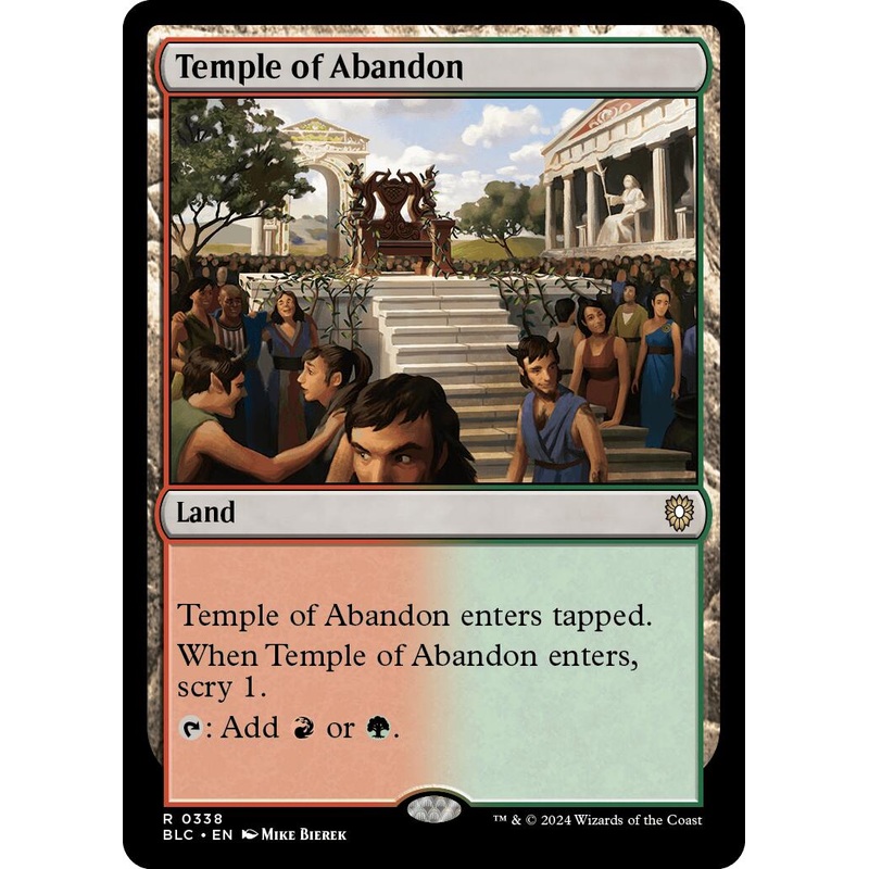 Temple of Abandon [Bloomburrow Commander]
