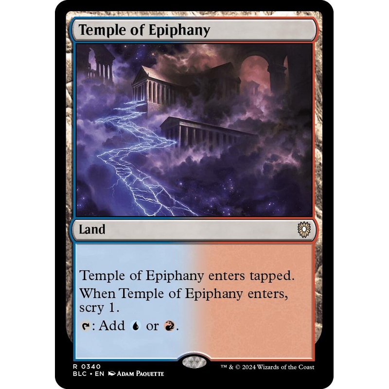 Temple of Epiphany [Bloomburrow Commander]