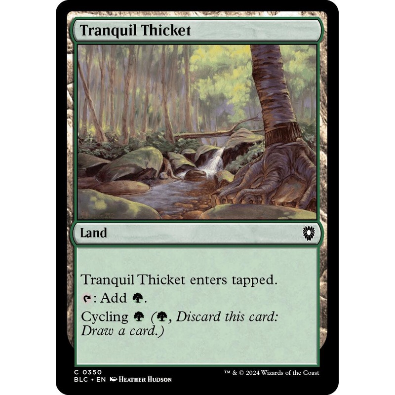 Tranquil Thicket [Bloomburrow Commander]