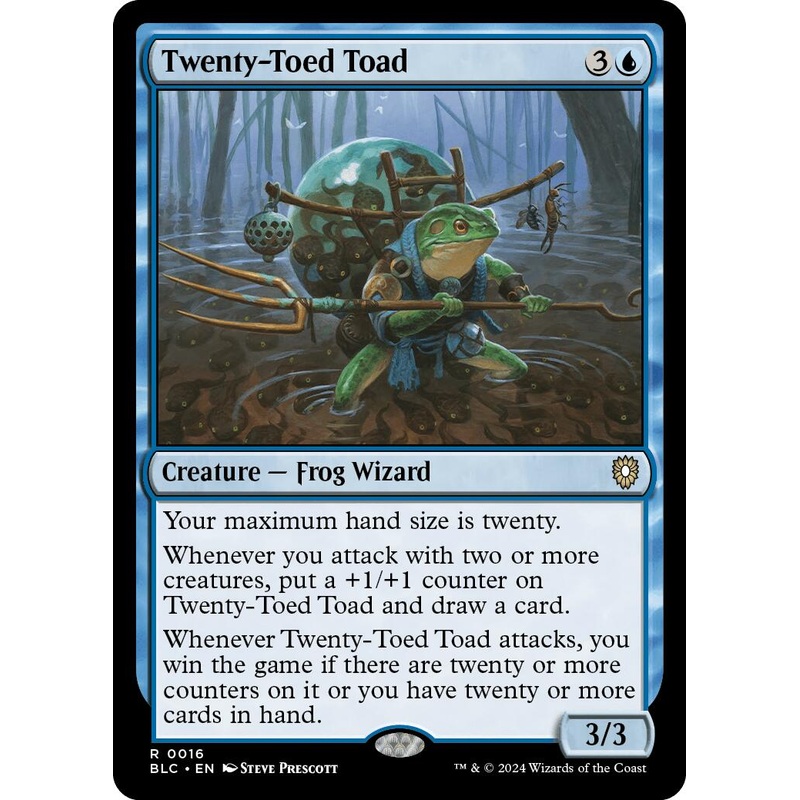 Twenty-Toed Toad [Bloomburrow Commander]