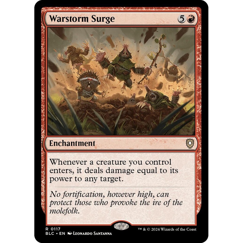 Warstorm Surge [Bloomburrow Commander]