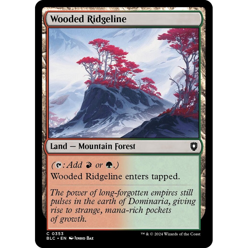 Wooded Ridgeline [Bloomburrow Commander]