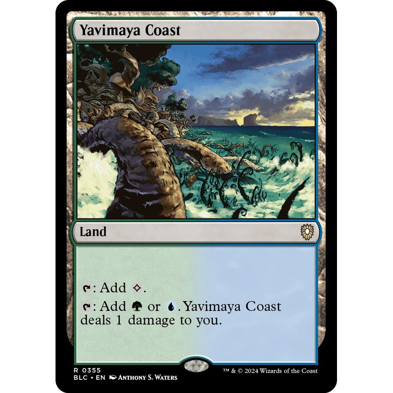 Yavimaya Coast [Bloomburrow Commander]