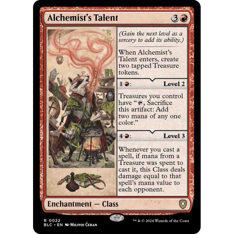 Alchemist's Talent [Bloomburrow Commander]