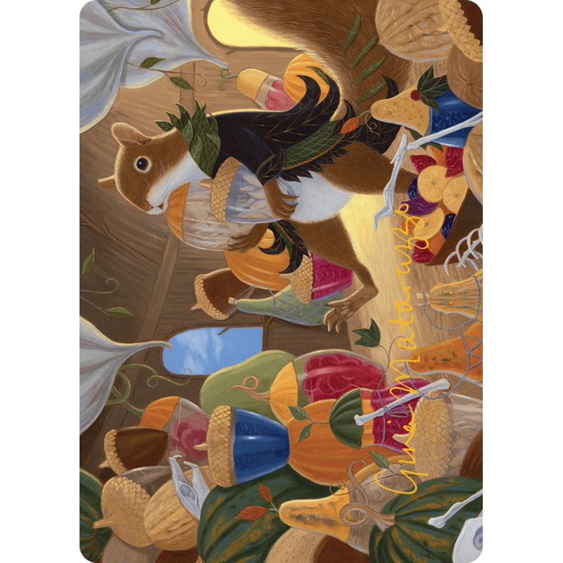 Stocking the Pantry Art Card (Gold-Stamped Signature) [Bloomburrow Art Series]