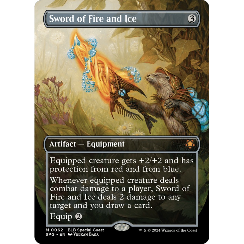 Sword of Fire and Ice (Borderless) [Bloomburrow Special Guests]