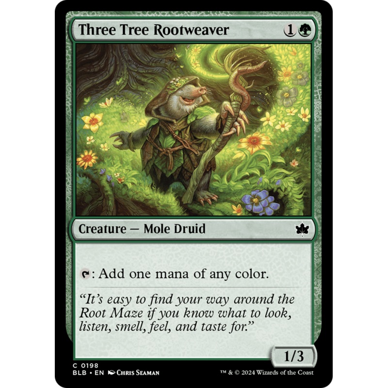 Three Tree Rootweaver [Bloomburrow]