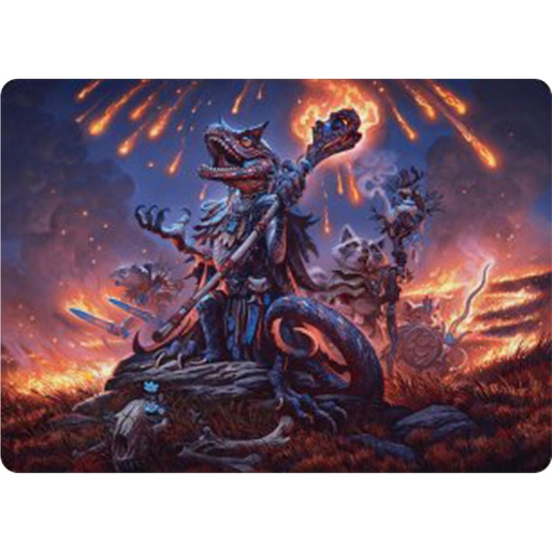Valley Flamecaller Art Card [Bloomburrow Art Series]