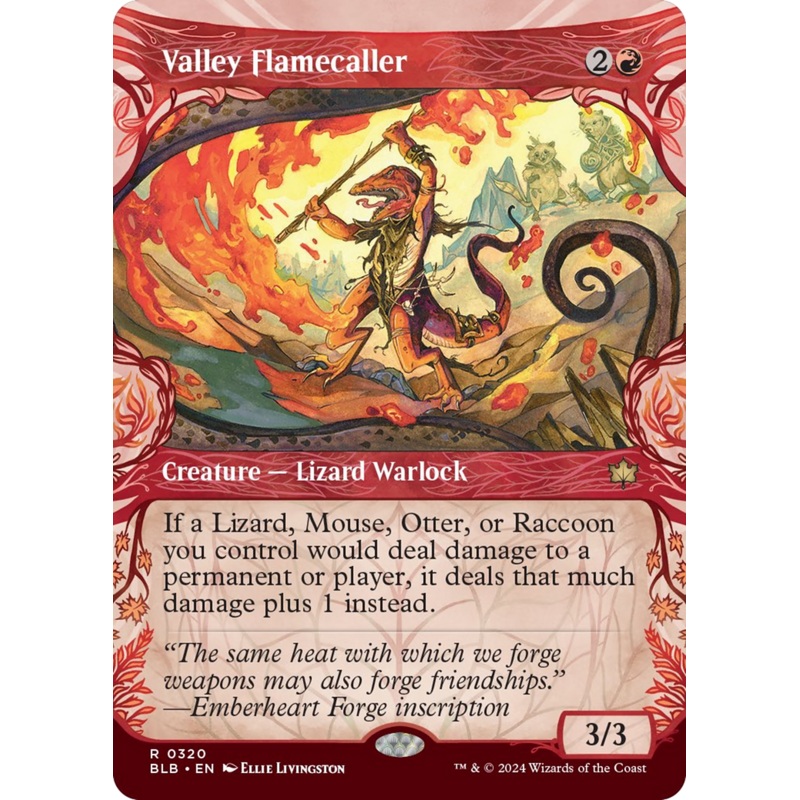 Valley Flamecaller (Showcase) [Bloomburrow]