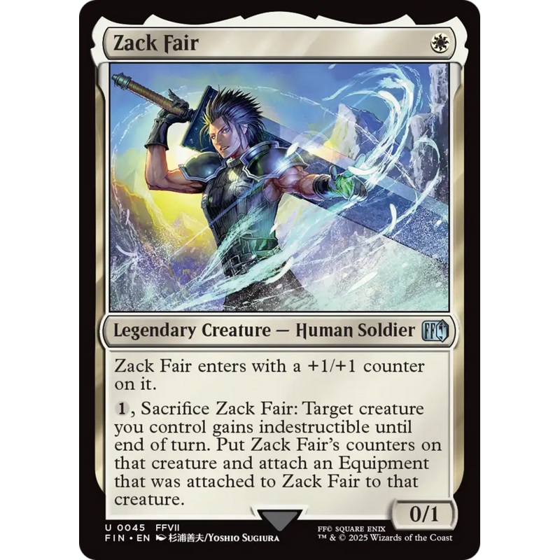 Zack Fair [FINAL FANTASY Commander]