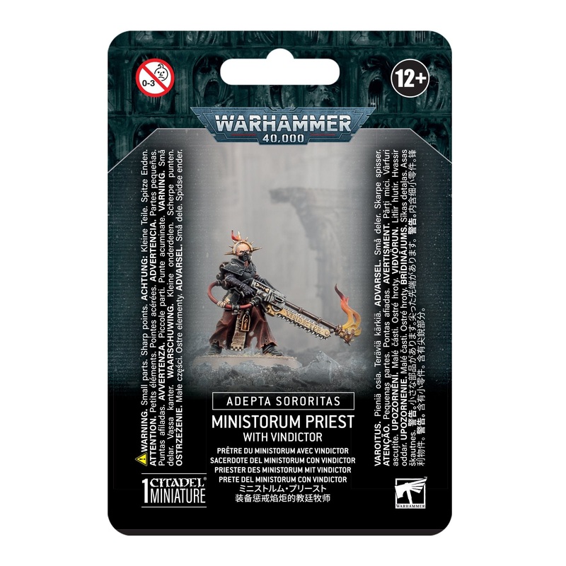 ADEPTA SORORITAS: MINISTORUM PRIEST WITH VINDICTOR