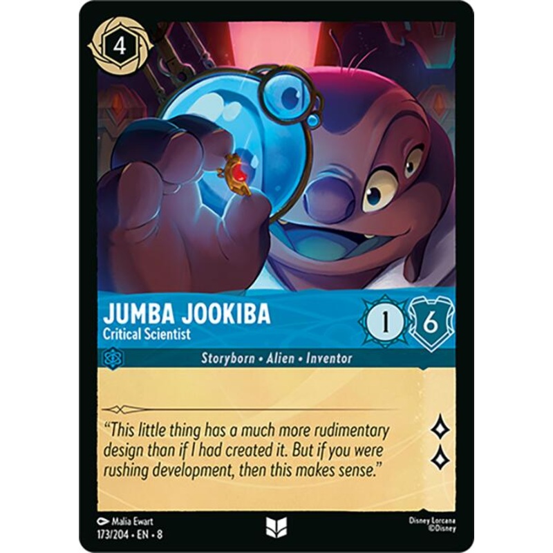 Jumba Jookiba - Critical Scientist (173/204) [Reign of Jafar]
