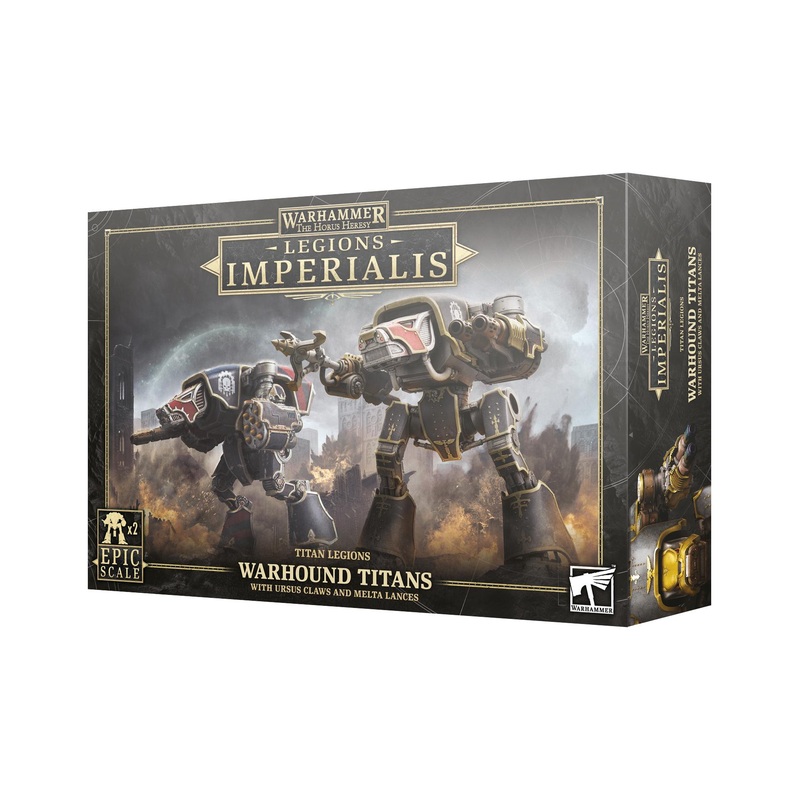 LEGIONS IMPERIALIS: THE HORUS HERESY - TITAN LEGIONS WARHOUND TITANS With Ursus Claw