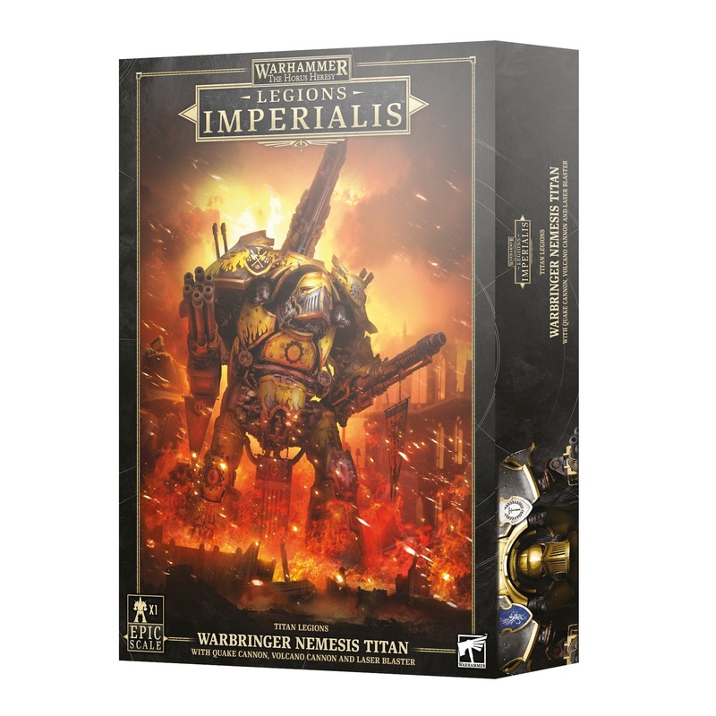 LEGIONS IMPERIALIS: THE HORUS HERESY - WARBRINGER NEMESIS TITAN WITH QUAKE CANNON
