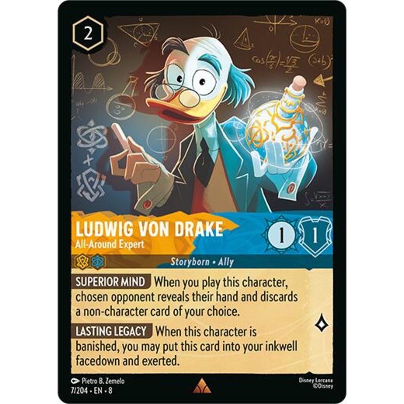 Ludwig Von Drake - All-Around Expert (7/204) [Reign of Jafar]