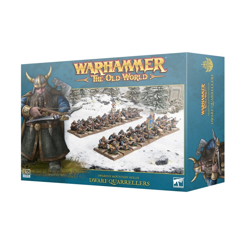 WARHAMMER: THE OLD WORLD - DWARFEN MOUNTAIN HOLDS -  DWARF QUARRELLERS