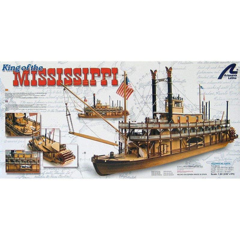 AL 1:80 Mississippi Paddle Steamer