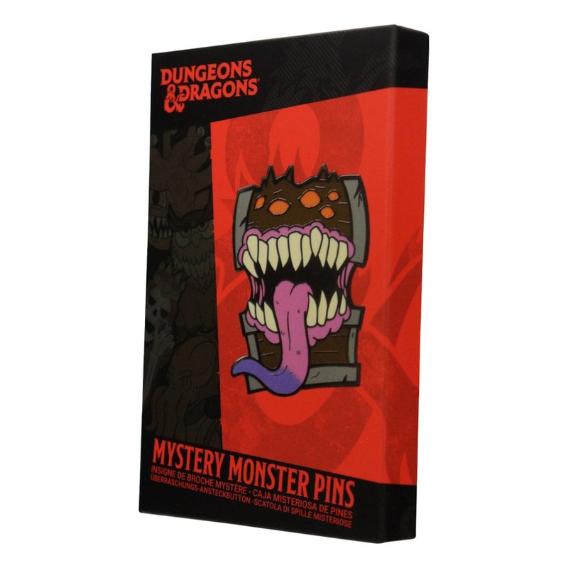 Dungeons & Dragons World Pin Badge Display 50th Anniversary Mystery Pin Badge