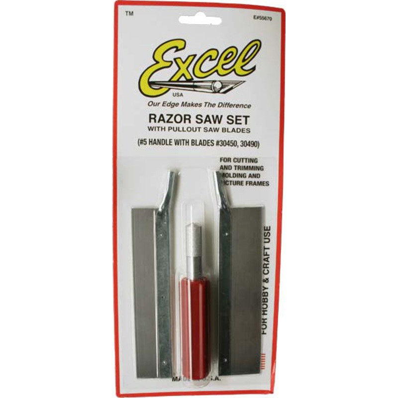 Excel Razor Saw With Pullout Saw Blades