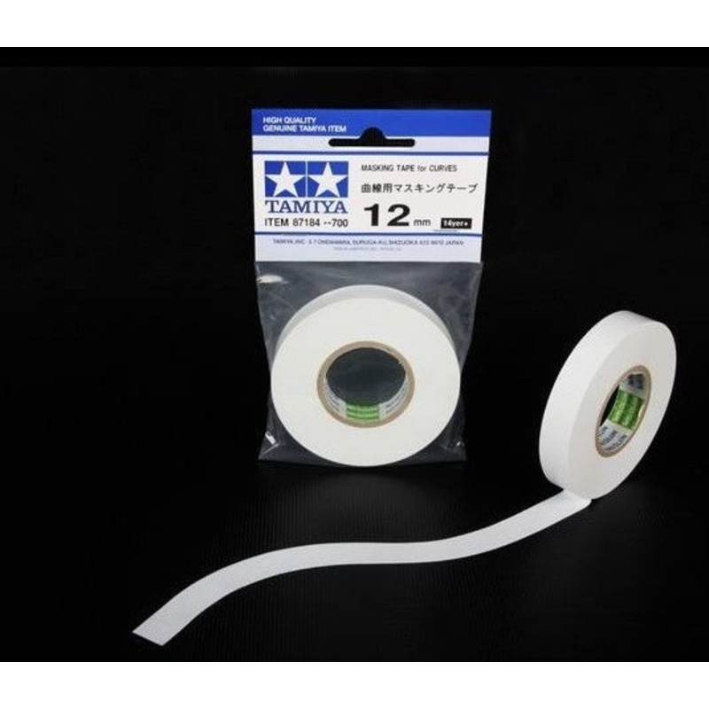 TAMIYA 12mm MASKING TAPE FOR CURVES