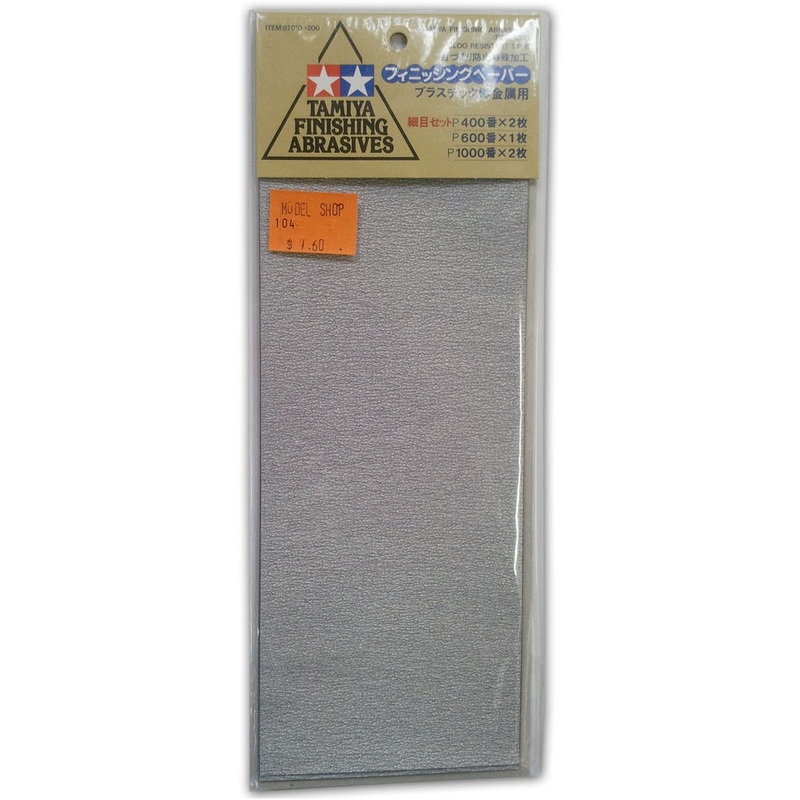Tamiya Finishing Abrasives Fine set