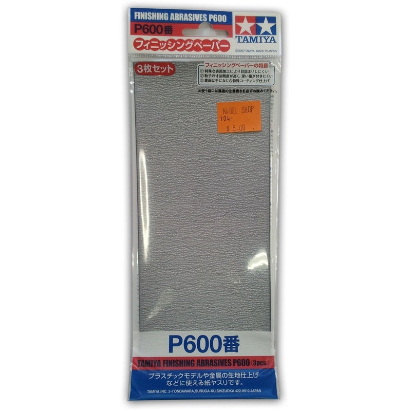 Tamiya Finishing Abrasives P600 (3)
