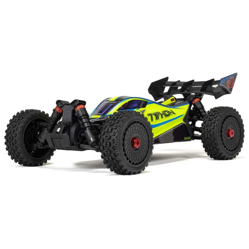 ARRMA 1/8 TYPHON 223S BLX B/less 4X4 Buggy RTR with DSC, Yellow