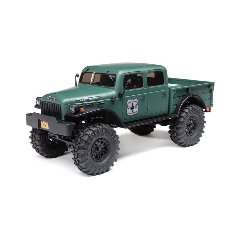 Axial Scx24 Dodge Power Wagon 4WD Rock Crawler Green