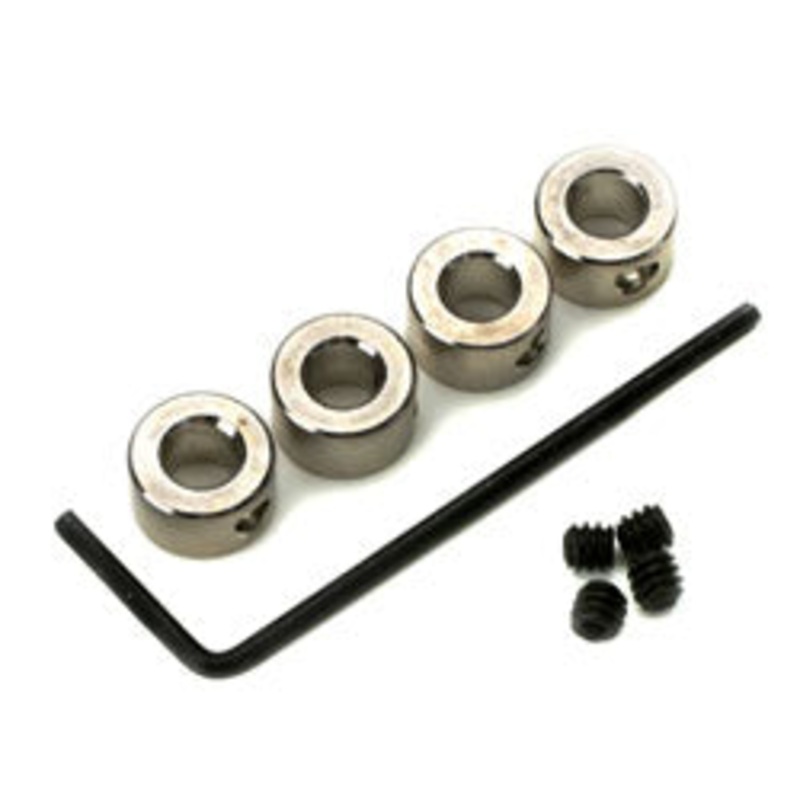 Dubro 3/16" Plated Brass Dura-Collars