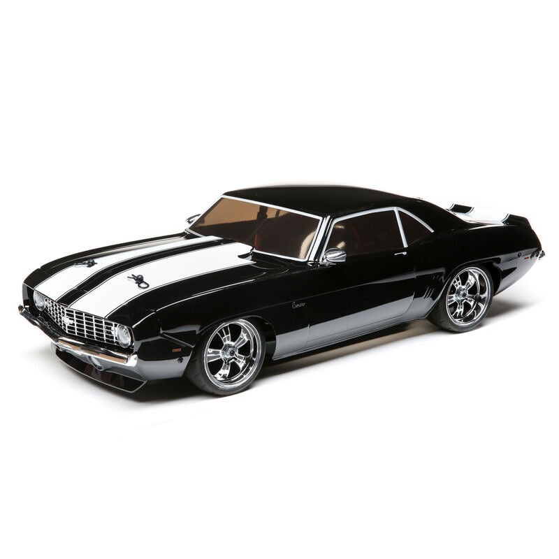 Losi 1/10 1969 Chevy Camaro V100 AWD Brushed RTR - Black