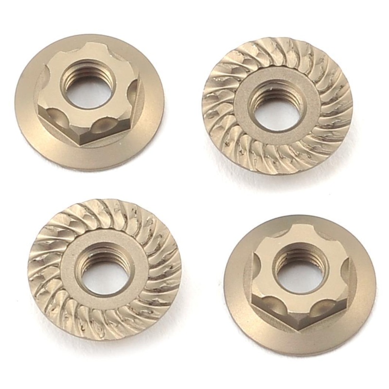 Yokomo M4 Serrated Flange Nut Thin