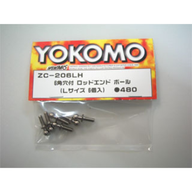 YOKOMO ZC-206LH ROD END BALL L SIZE