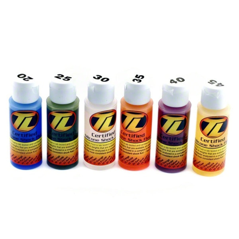 TLR Silicone Shock Oil Six Pack